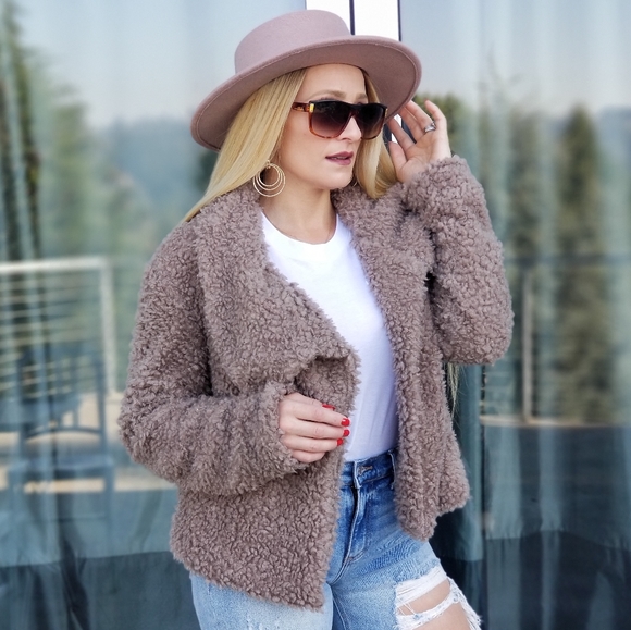 Angie Faux Fur Coat - Picture 2 of 9